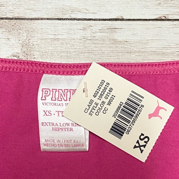 PINK VS LOW RISE HIPSTER PANTY NWT - Picture 4 of 5